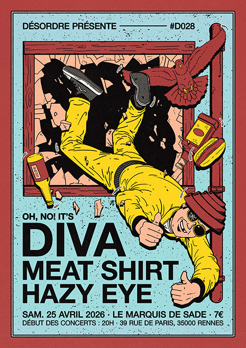 D010 : Oh, No! It's DIVA · Meat Shirt · Hazy Eye