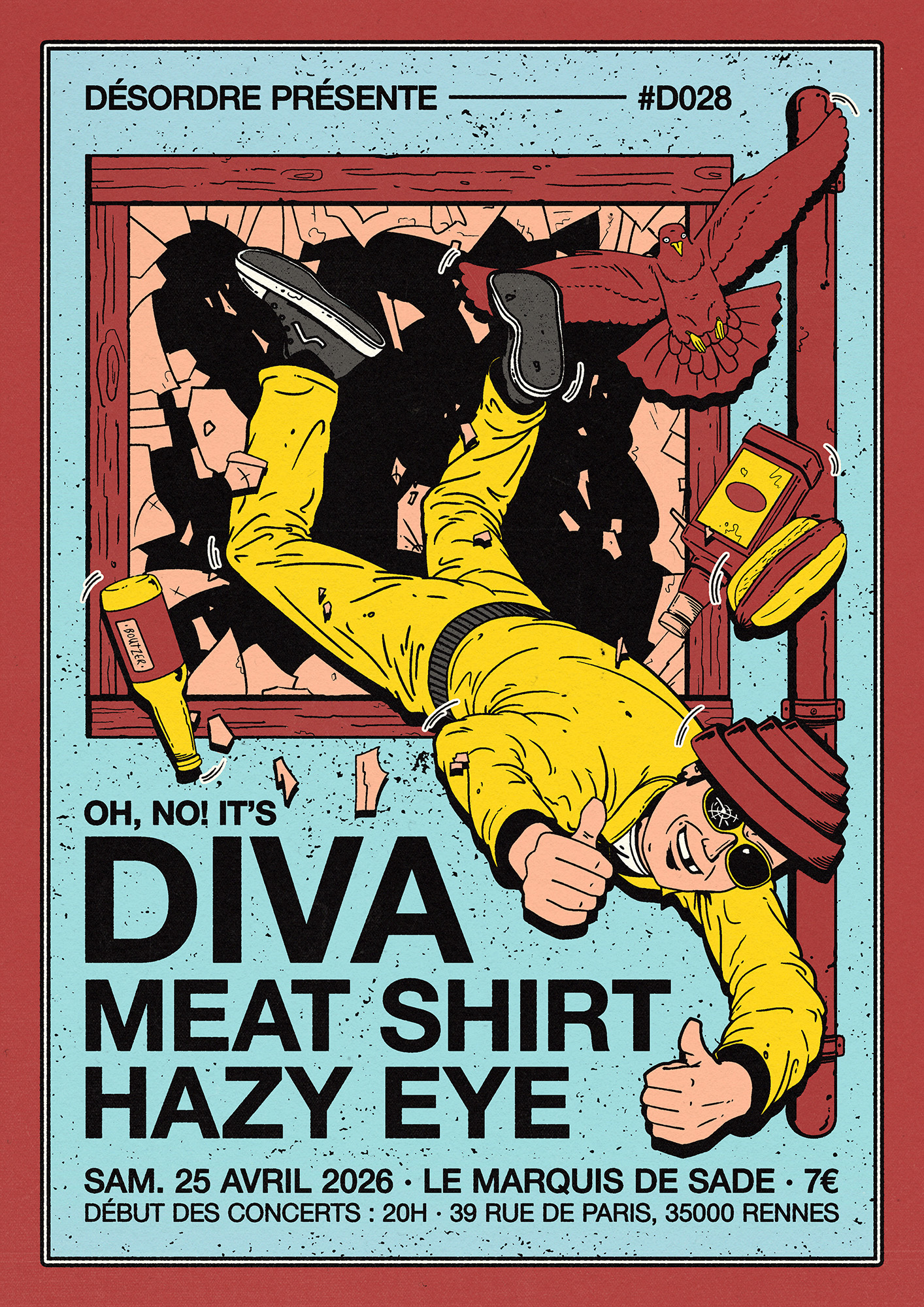 D010 : Oh, No! It's DIVA · Meat Shirt · Hazy Eye
