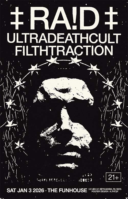 RA!D · Ultradeathcult · Filthtraction