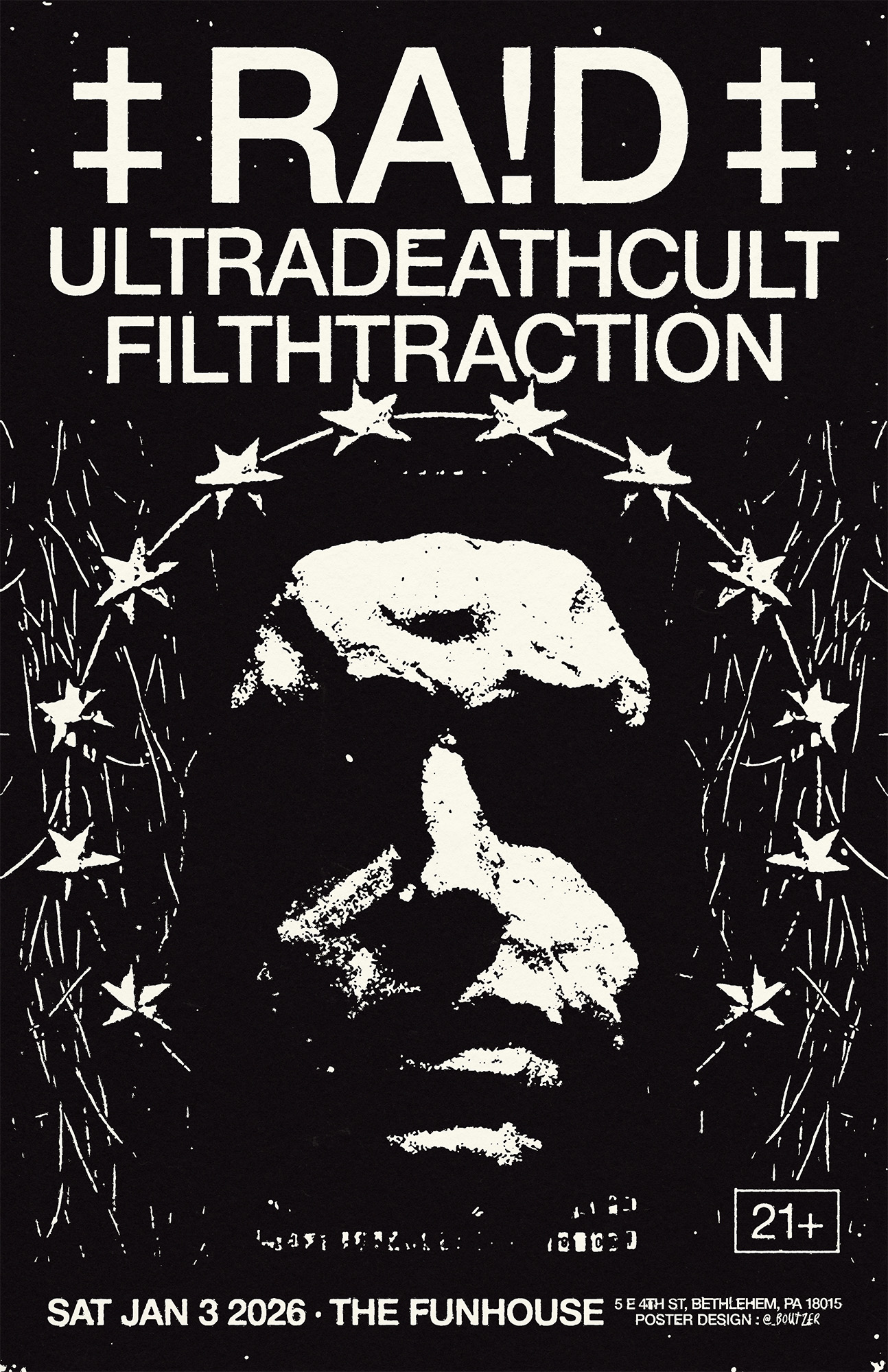 RA!D · Ultradeathcult · Filthtraction